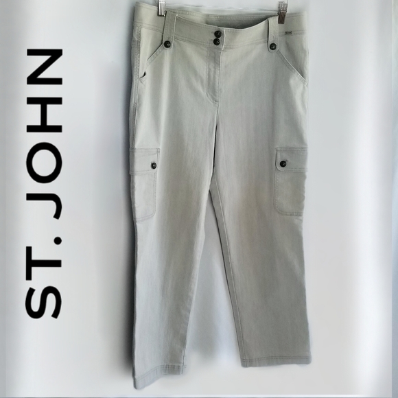 ST.JOHN Cargo Capris size 12 - Picture 1 of 11